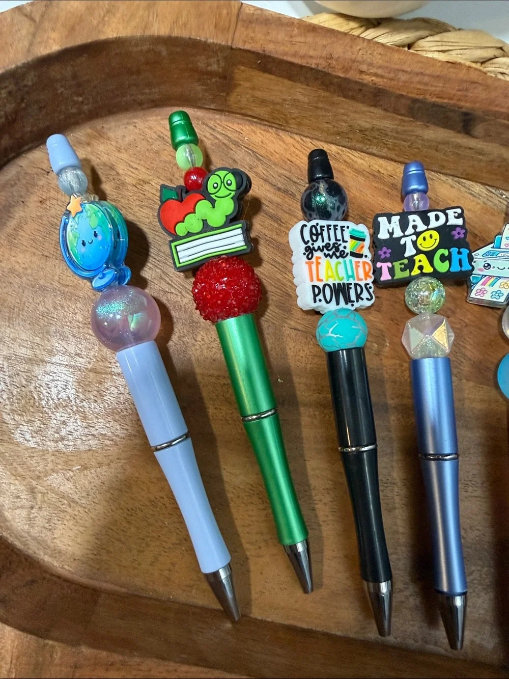 Cute Teacher-Themed Kids Pen Set - Assorted Colors